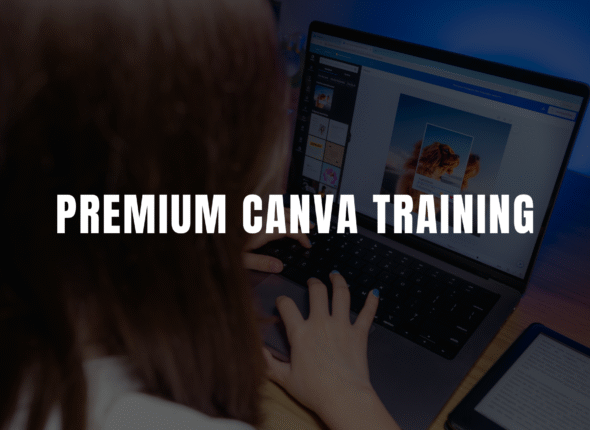 training on how to use premium canva and design professional branded posts for complete month